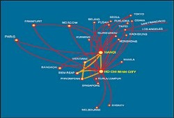 international flights to Vietnam